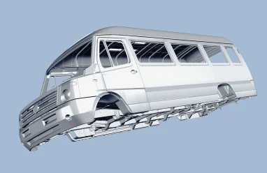 Monocoque body ensures total safety and car-like ride quality