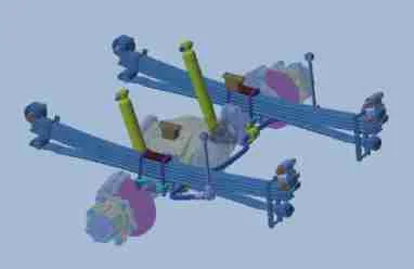 Parabolic suspension for excellent ride quality