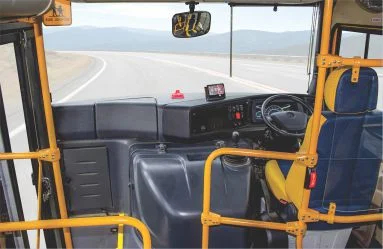 Smart dashboard and large internal rearview mirror