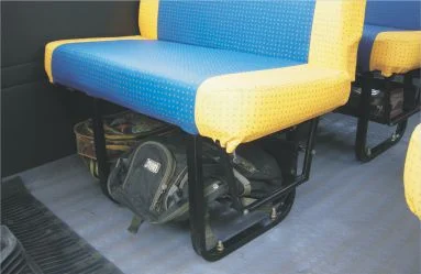 Convenient under-seat storage